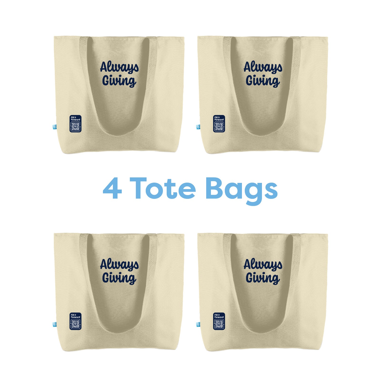 Family 4-Pack — Cupanion Tote Bag