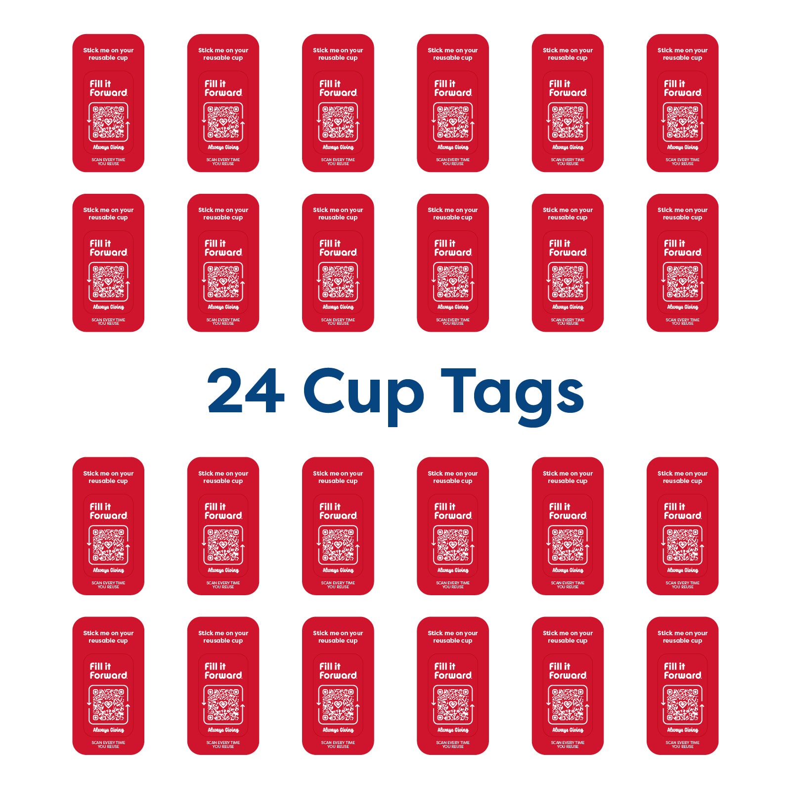 Group 24-Pack — Cup Sticker